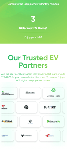 CleverPe Main Website mobile screenshot